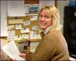 C.F. Darcy Electric office staff at work in the Middleboro office